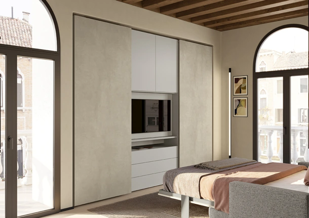 Armadio Concreta U124 di Colombini Casa