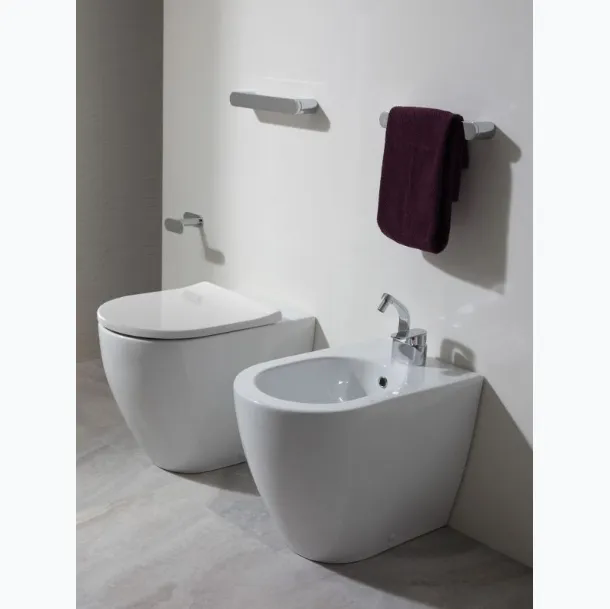 Mobile da Bagno Paestum 03 in Decapé Fumo di Londra con piano in marmo di Cerasa