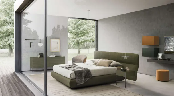 Letto con testiera Dolly Rose di Presotto