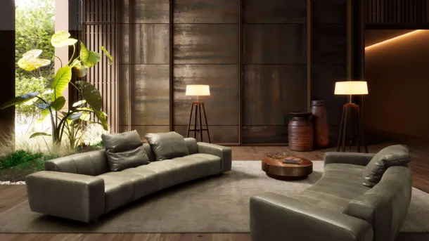 Divano lineare Brando di Valentini