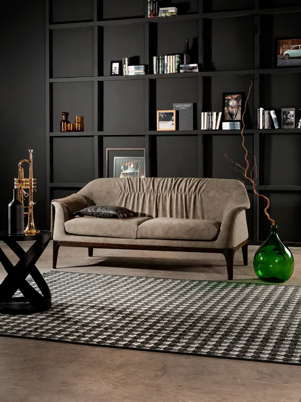 Divano lineare Tiffany di Tonin Casa