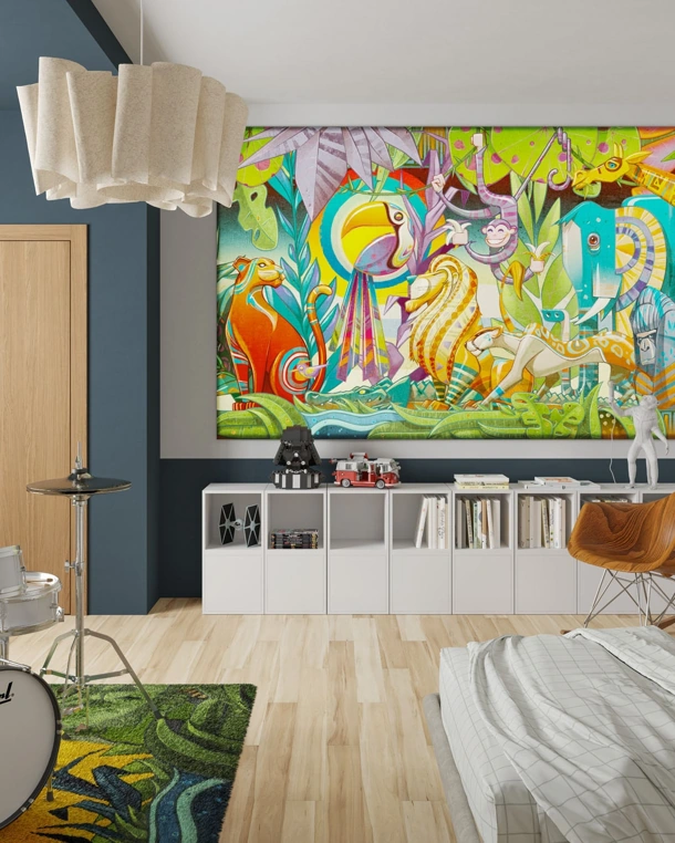 Carta da parati Friends di Inkiostro Bianco