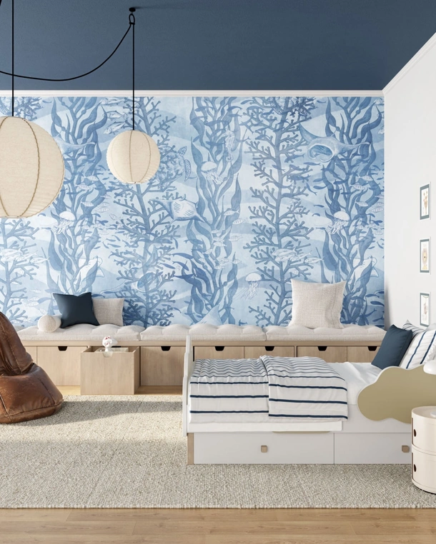 Carta da parati Kelp di Inkiostro Bianco