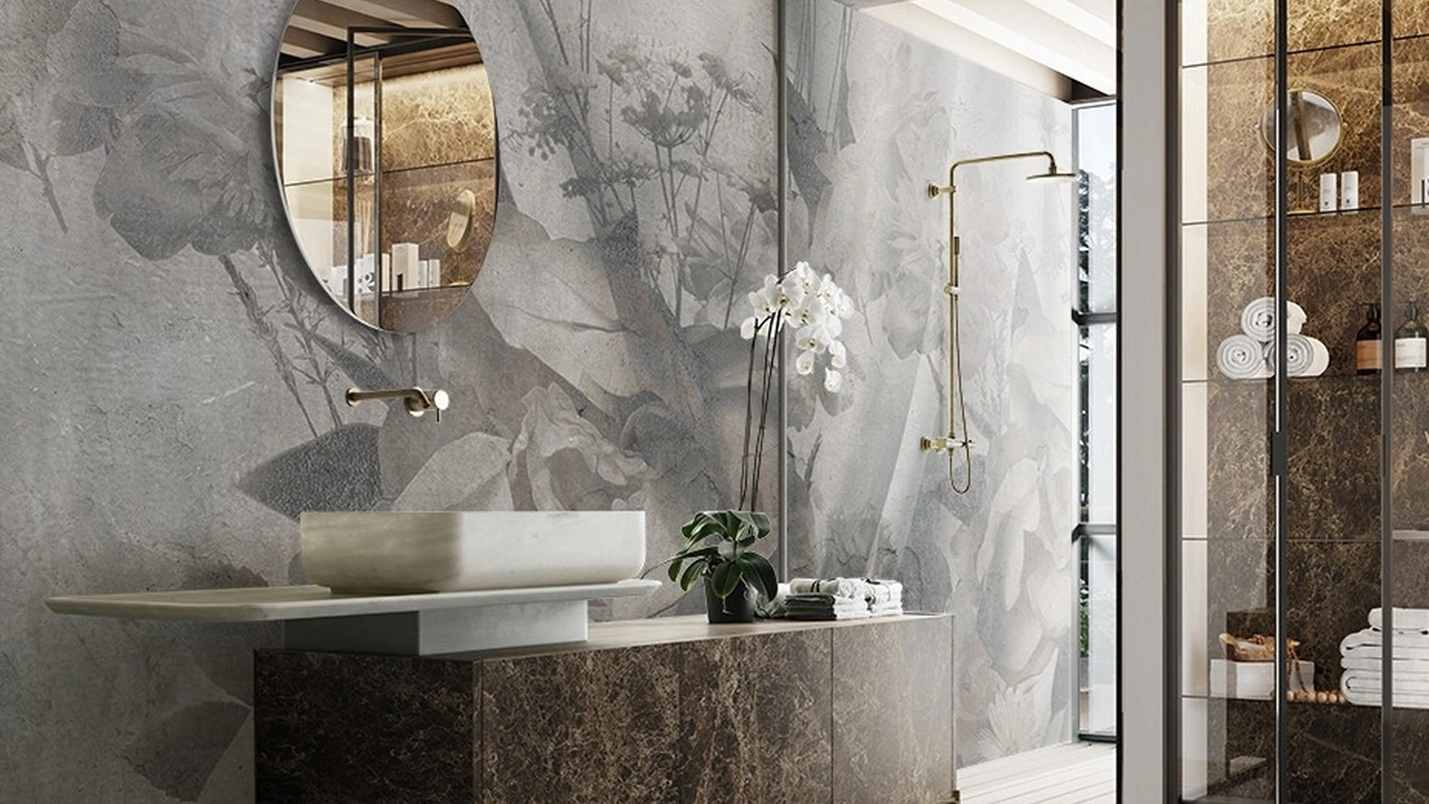 Carta da parati New Romantic di Adriani e Rossi