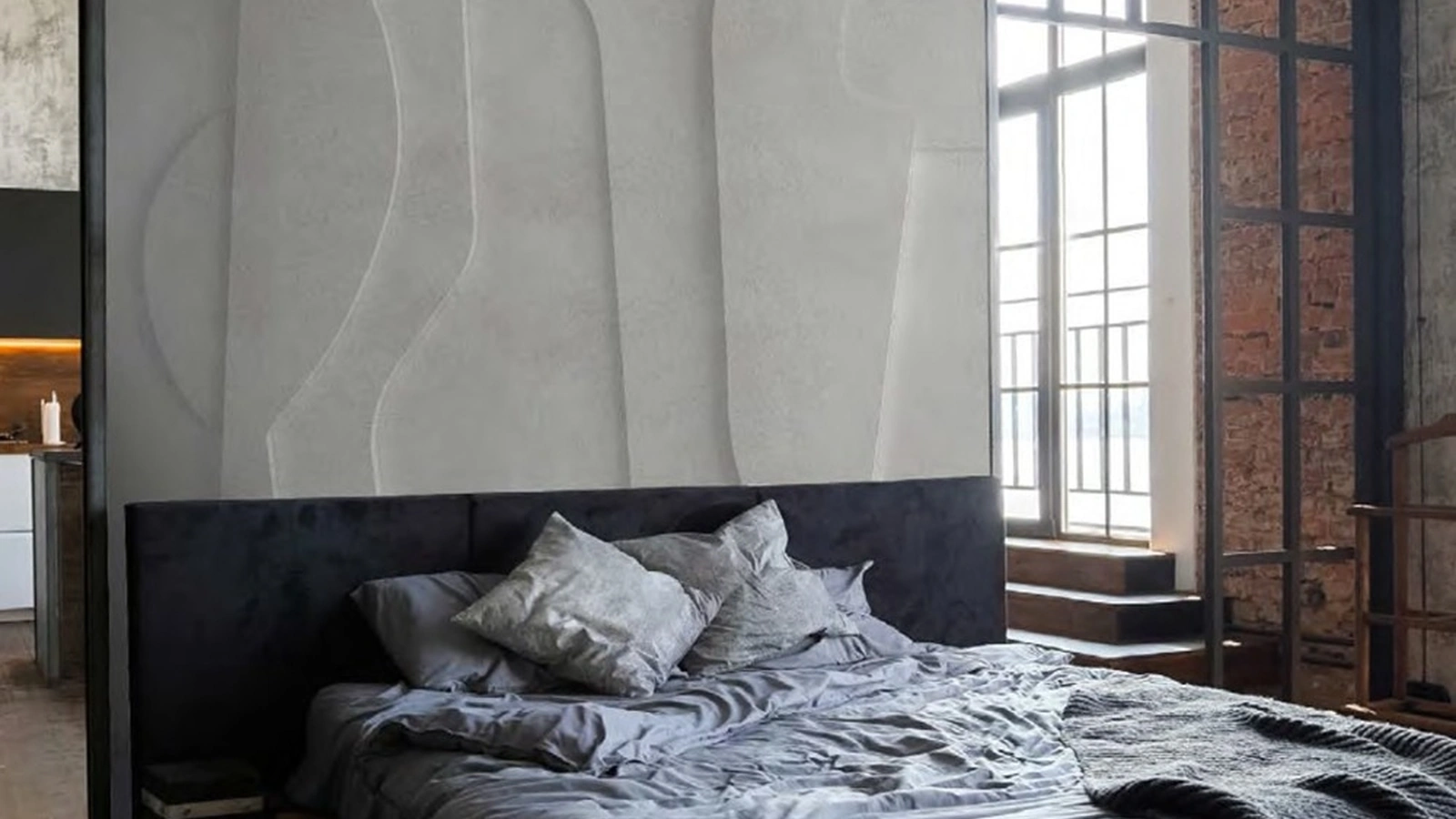 Carta da parati Threedi Grey di Adriani e Rossi