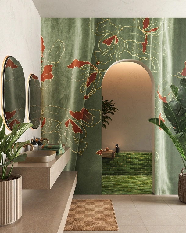 Carta da parati Velvet di Inkiostro Bianco