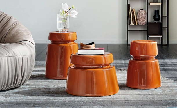 Tavolino in ceramica Bishop di Cattelan Italia