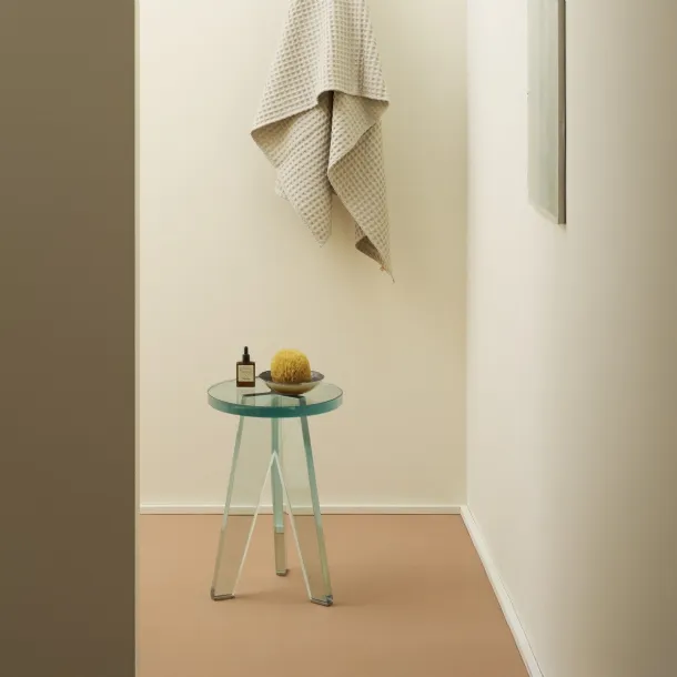 Tavolino Crystal Stool di Glas Italia