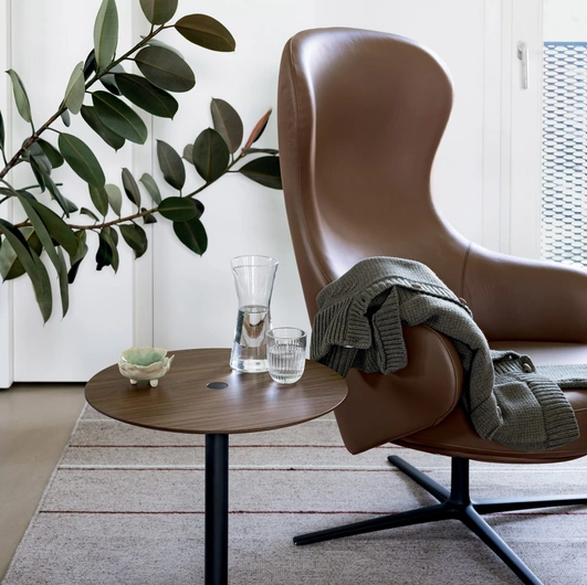 Tavolino rotondo PTB di Kristalia