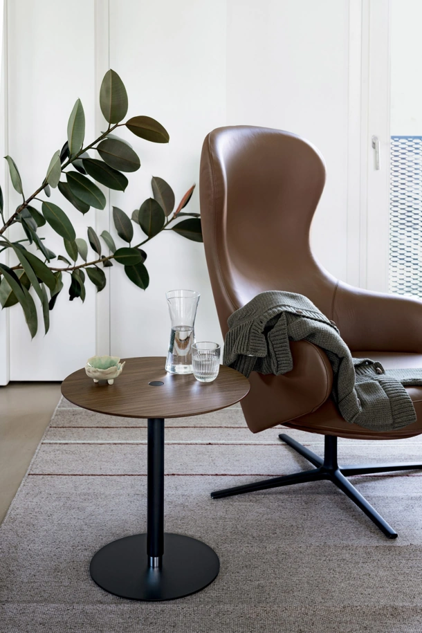 Tavolino rotondo PTB di Kristalia