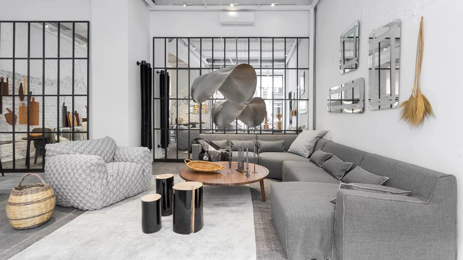 Tavolino Log Sezione Tronco laccato di Gervasoni