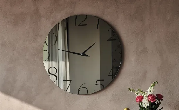 Orologio specchiato Moment di Cattelan Italia