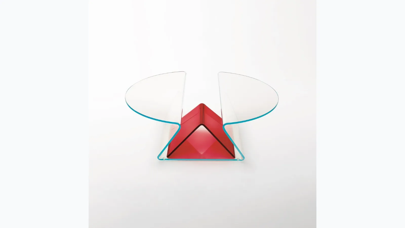 Tavolino Plissé di Glas Italia