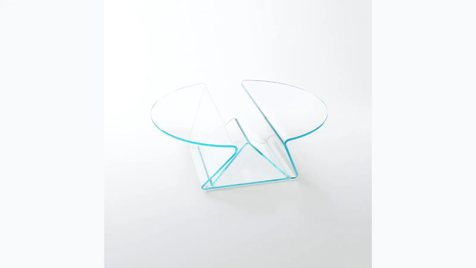 Tavolino Plissé di Glas Italia