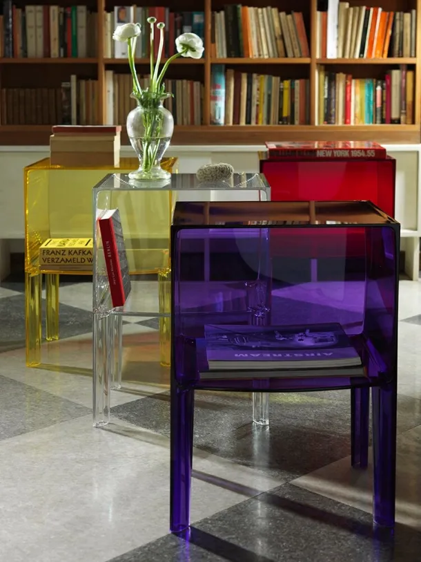 Tavolino contenitore Small Ghost Buster in plexiglas di Kartell