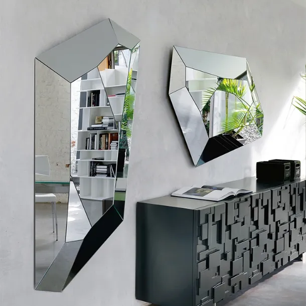 Specchio tridimensionale Diamond di Cattelan Italia