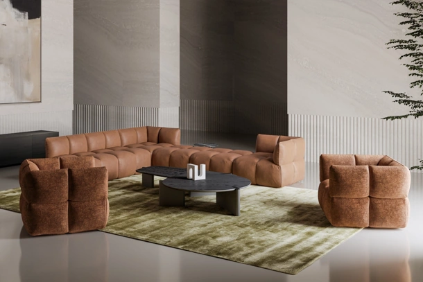 Tavolino in legno Flatiron di Bonaldo