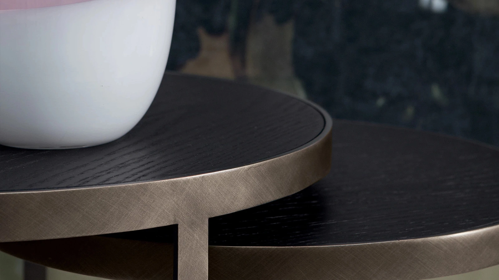 Tavolino rotondo Hammer di Tonin Casa