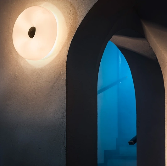 Lampada da parete in vetro soffiato Circus di Foscarini