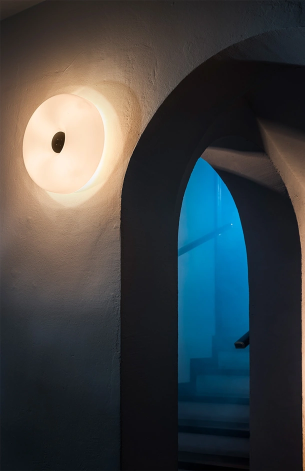 Lampada da parete in vetro soffiato Circus di Foscarini