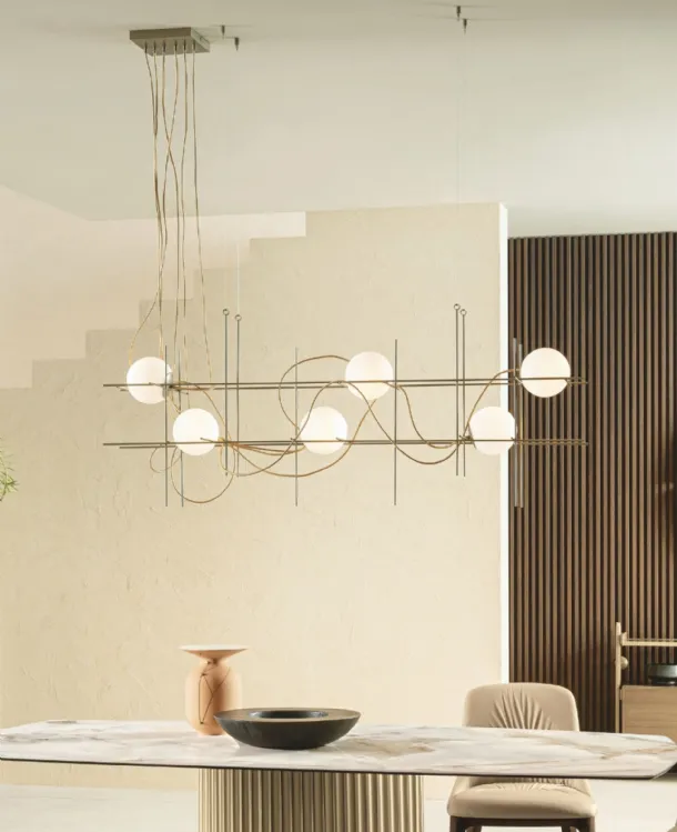 Lampada a sospensione Iron S di Riflessi