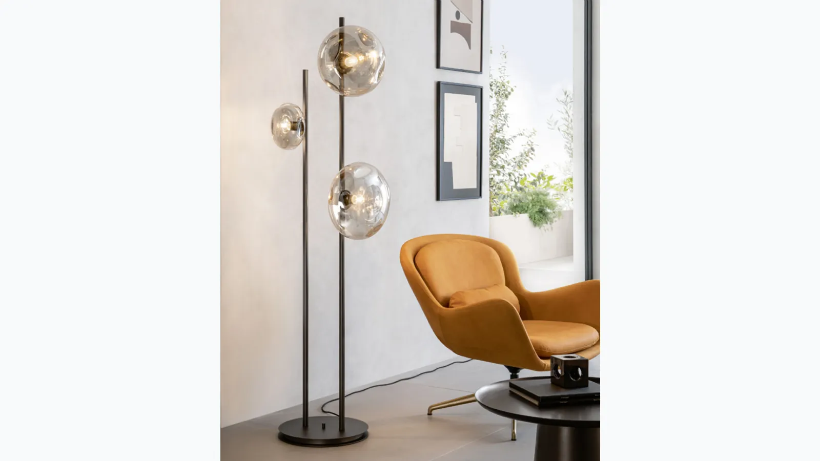 Lampada da terra Nubola PT di Riflessi