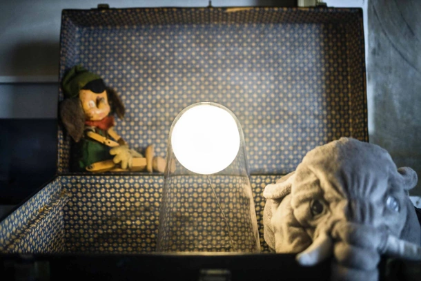 Lampada da tavolo Satellight in vetro soffiato di Foscarini