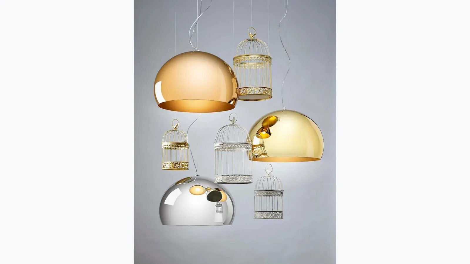 Lampada a sospensione Fl/y di Kartell