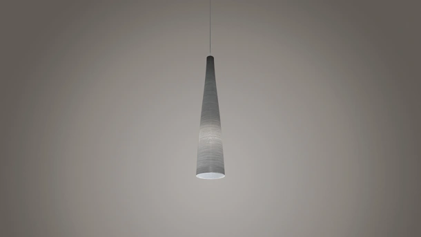Lampada a sospensione in fibra di vetro e carbonio Tite di Foscarini