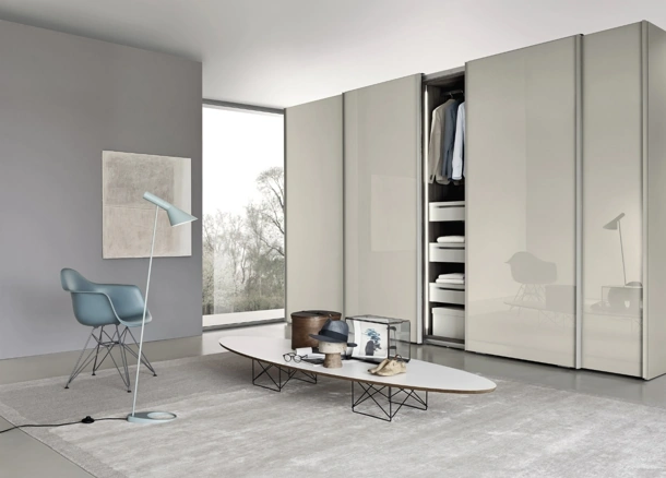 Armadio Ala Vetro Juta di Sangiacomo