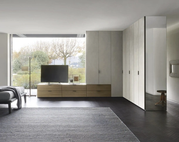 Armadio angolare Collage di Sangiacomo