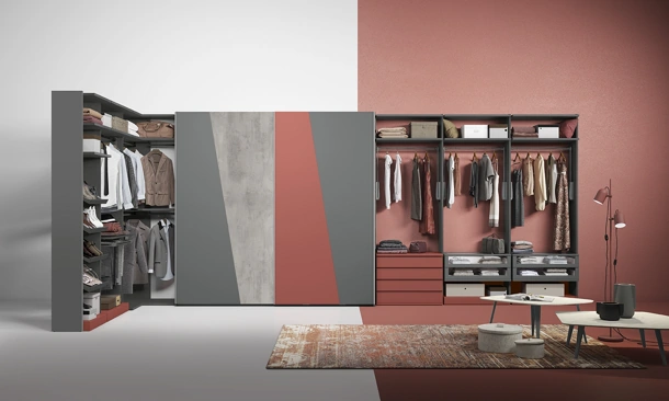 Cabina Armadio Diagonal U41 di Colombini Casa