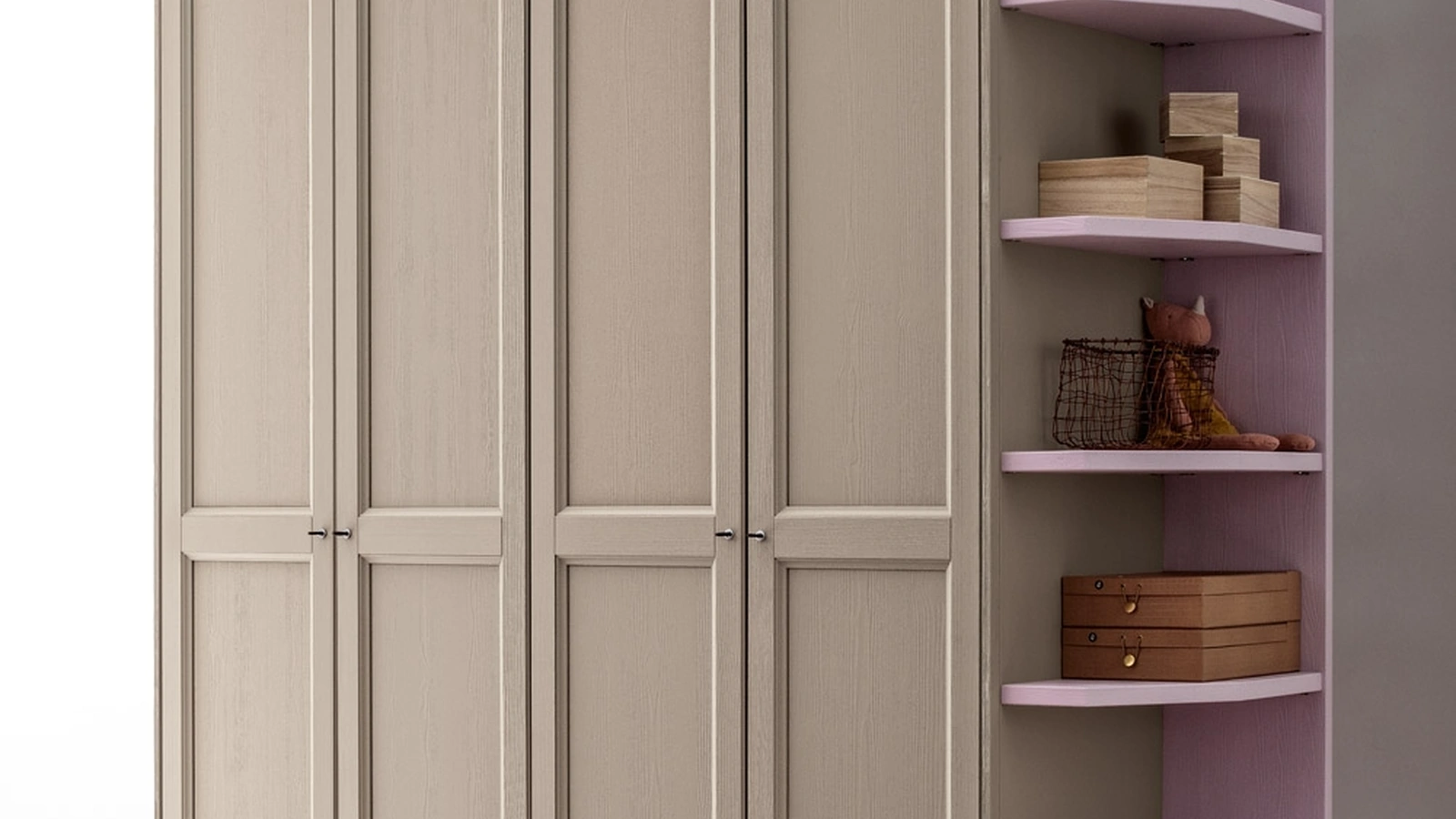 Armadio con ante battenti Everyday Brio di Callesella