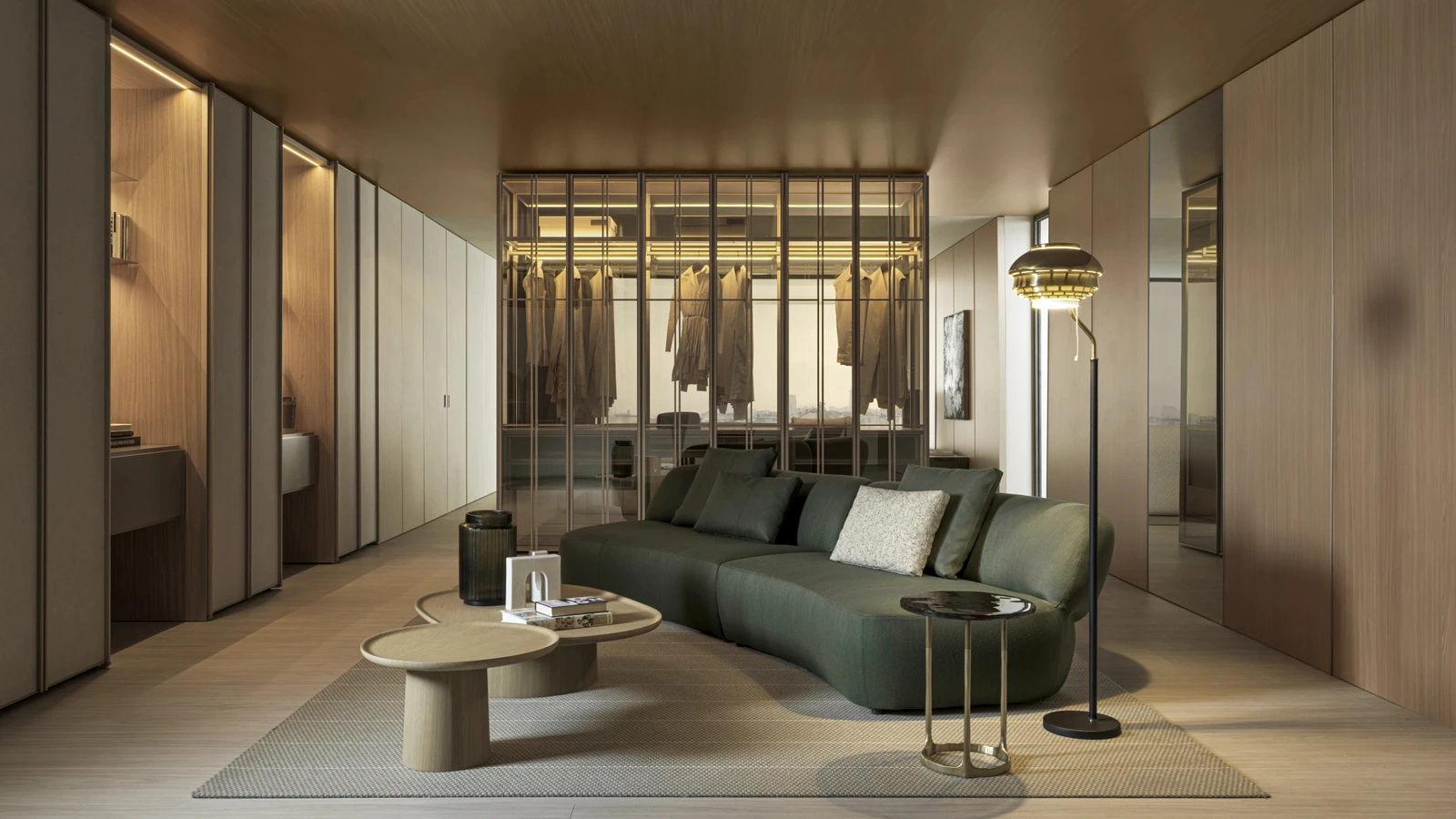 Armadio Gliss Master - Meridian Doors di Molteni & C