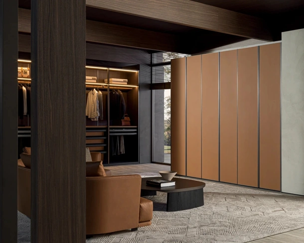 Armadio con ante battenti Gliss Master - Smooth Door di Molteni & C