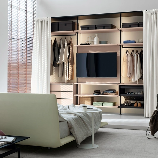 Cabina Armadio Novel + Telon di Kristalia