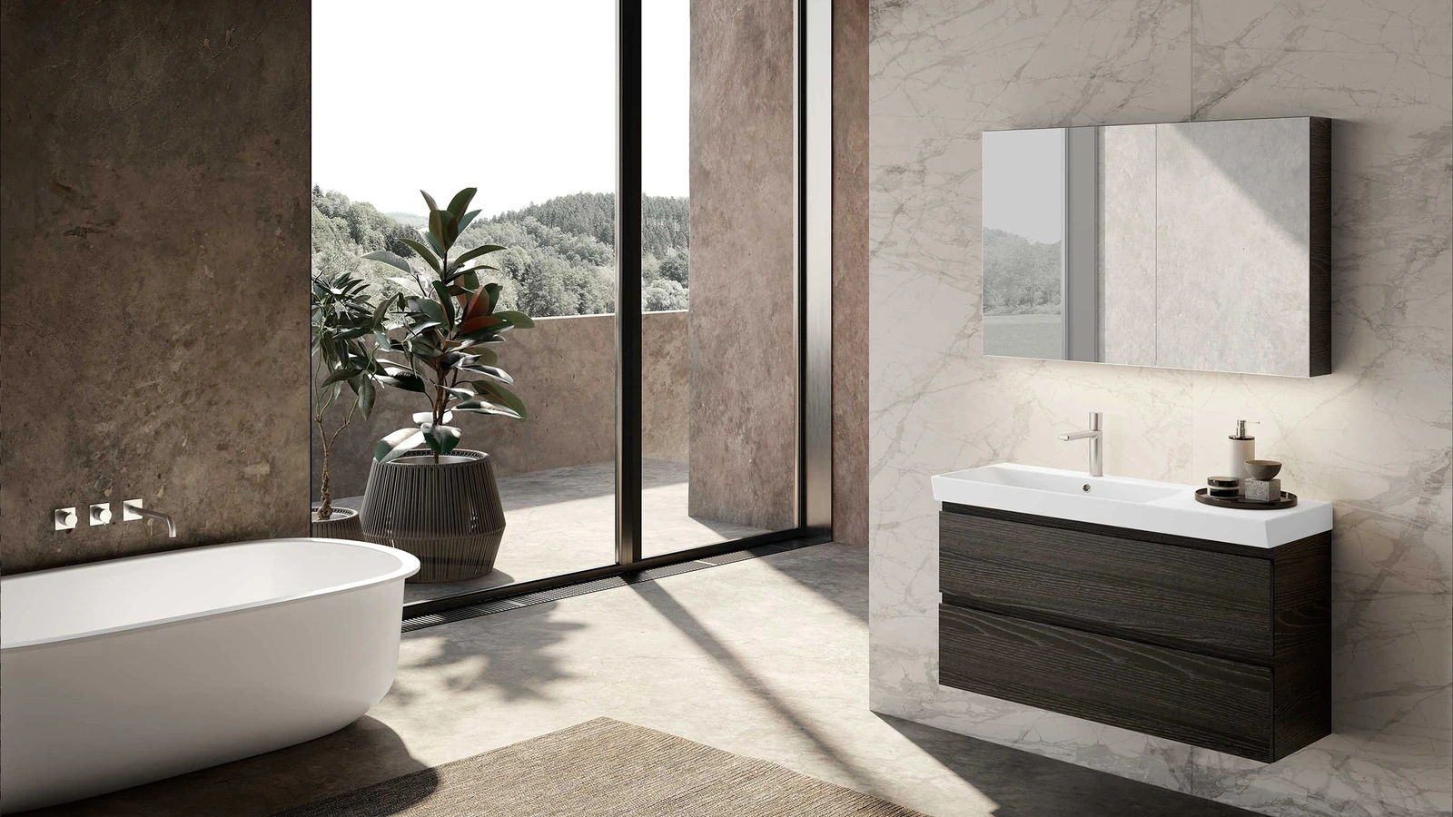 Mobile da Bagno Block Set-Up C35 di Azzurra