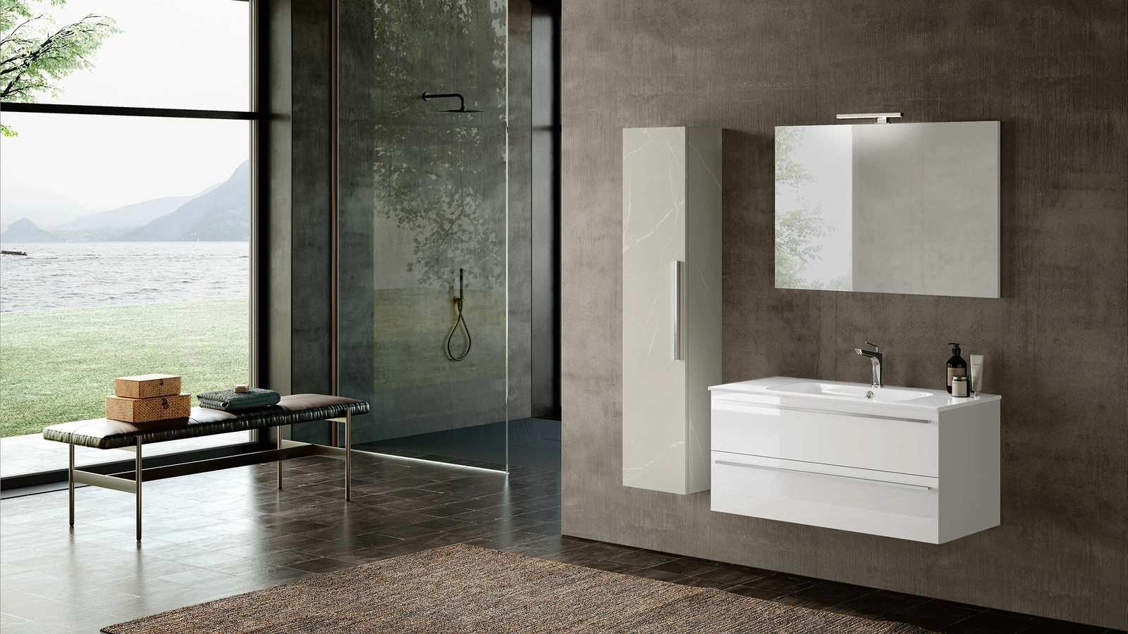 Mobile da Bagno Block Slim C40 di Azzurra
