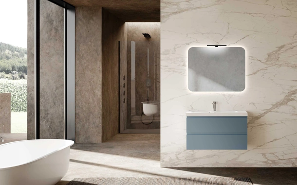 Mobile da Bagno Block Square Evo C37 di Azzurra