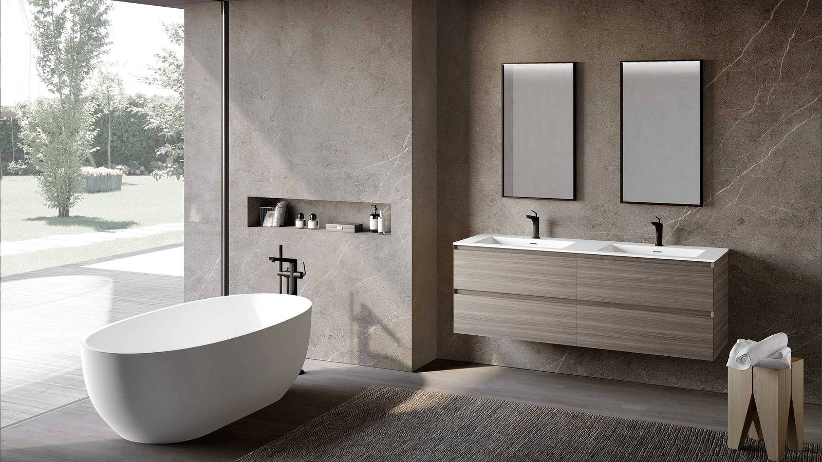 Mobile da Bagno Block Syntesi C32 di Azzurra