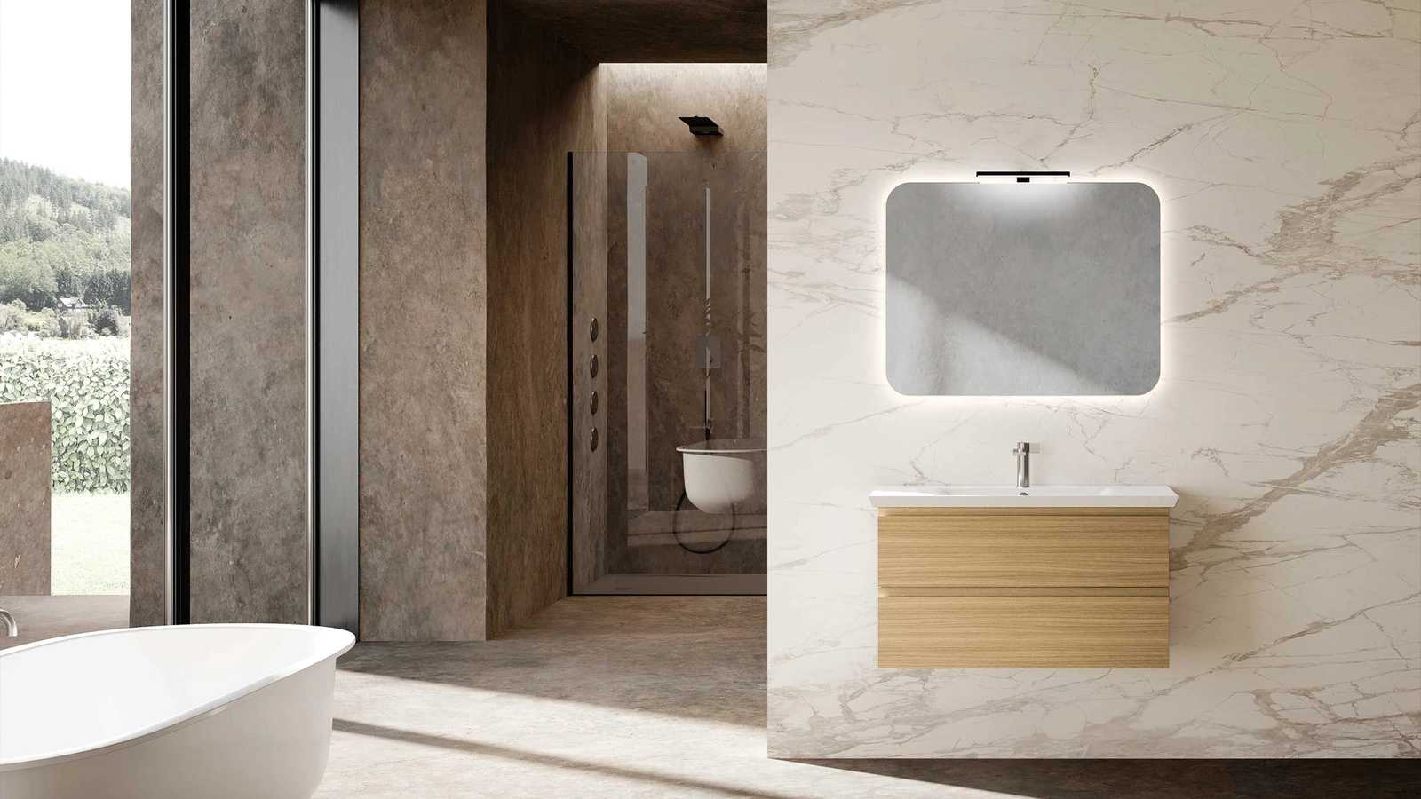 Mobile da Bagno Block Tak C36 di Azzurra