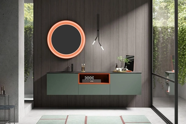 Mobile da Bagno sospeso Cartabianca 00 di Cerasa