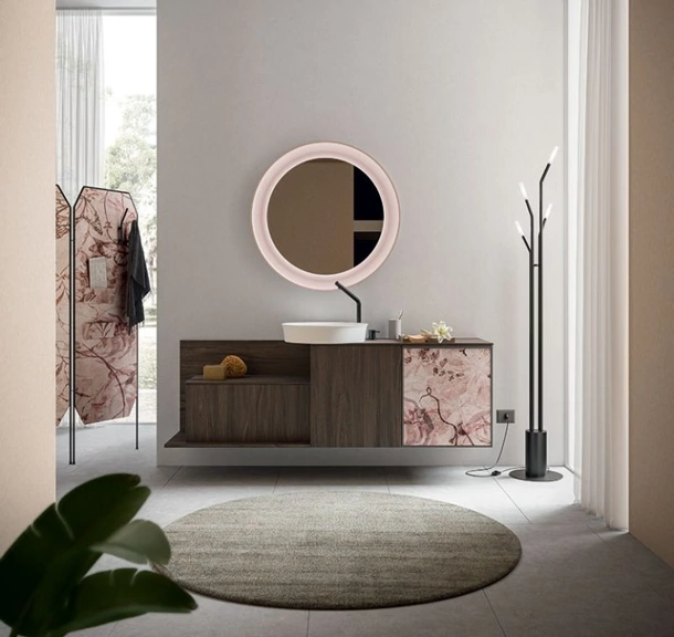 Mobile da Bagno sospeso Cartabianca 04 di Cerasa