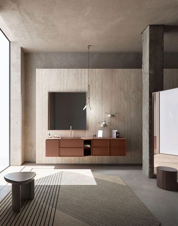 Mobile da Bagno Des Evolution Sandstone 01 di Cerasa