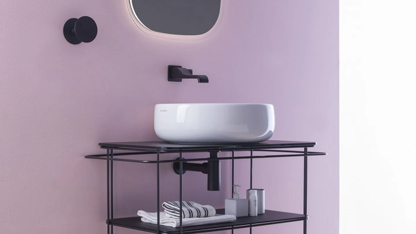 Mobile da bagno a terra Filo di Flaminia