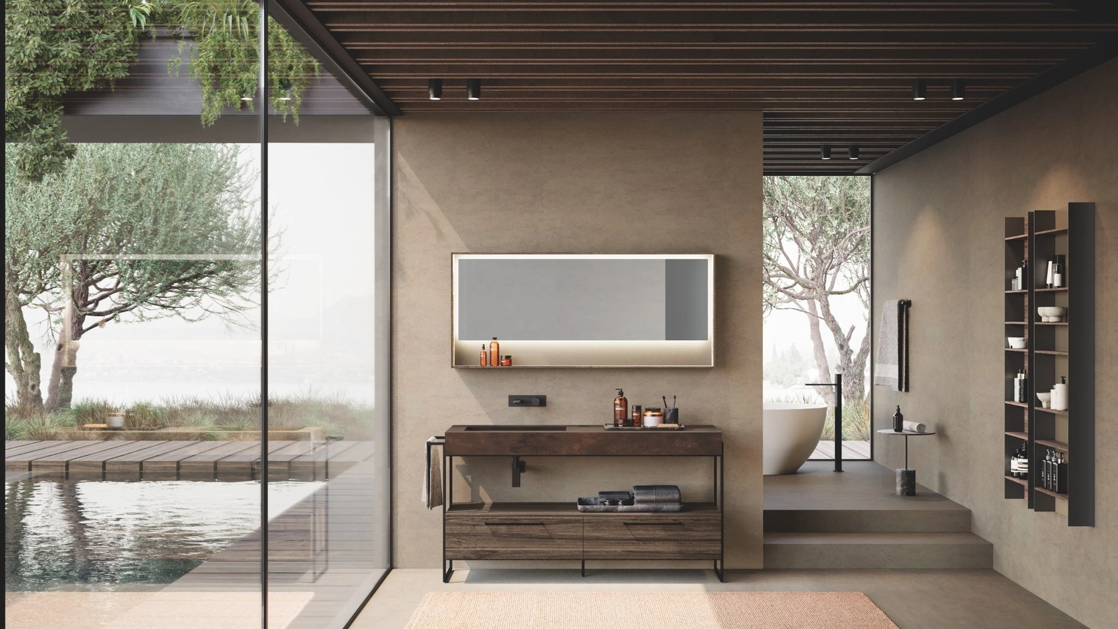 Mobile da Bagno a terra Lime 0 Diva 022 di Azzurra