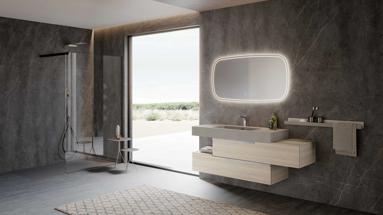 Mobile da Bagno sospeso Lime 0 Fly 025 di Azzurra