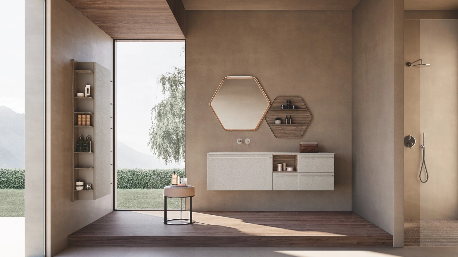 Mobile da Bagno sospeso Lime 0 Grip 026 di Azzurra