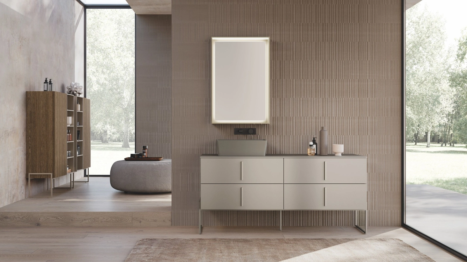 Mobile da Bagno a terra Lime 0 Simple 028 di Azzurra