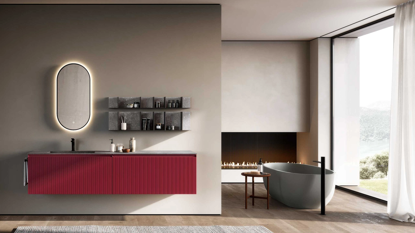 Mobile da Bagno sospeso Lime 1-0 Nest 121 di Azzurra